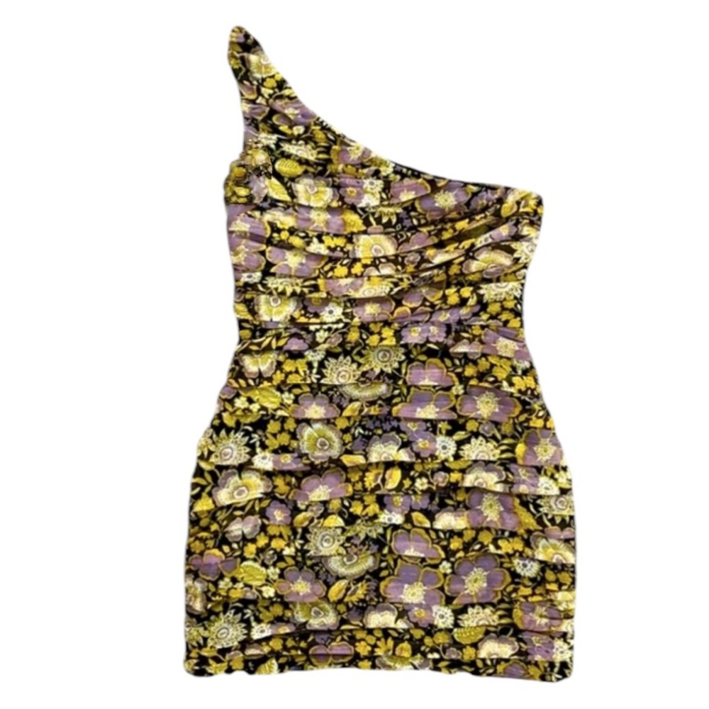 Zara One Shoulder Dress - Picture 3 of 5